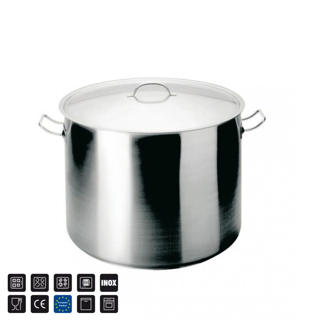 Olla Alta GOURMET Acero Inox 18/10 Pulido - MAPA HOGAR